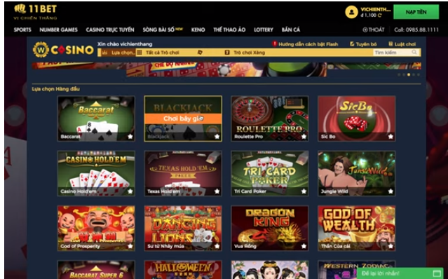 Casino trực tuyến châu Á 11bet