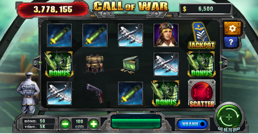 Hình ảnh giao diện chính của game call of war tại nhà cái TA88