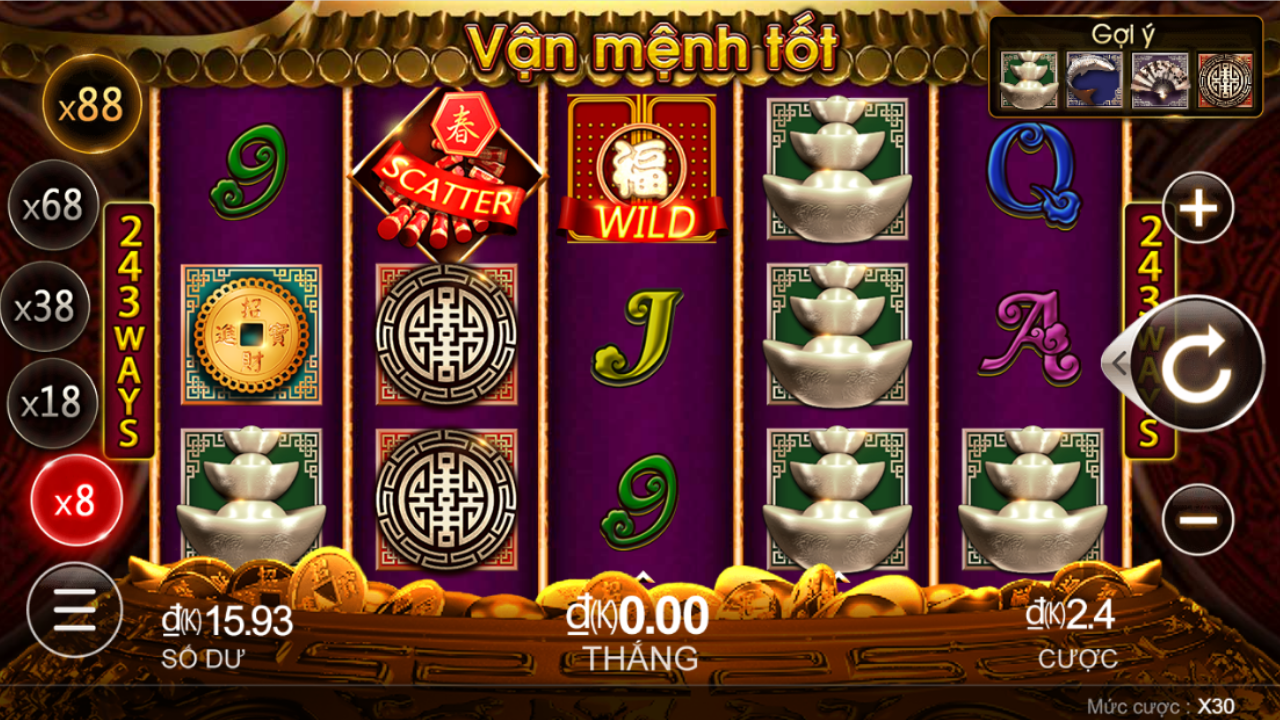 Hình ảnh giao diện game Good Fortune tại nhà cái TA88