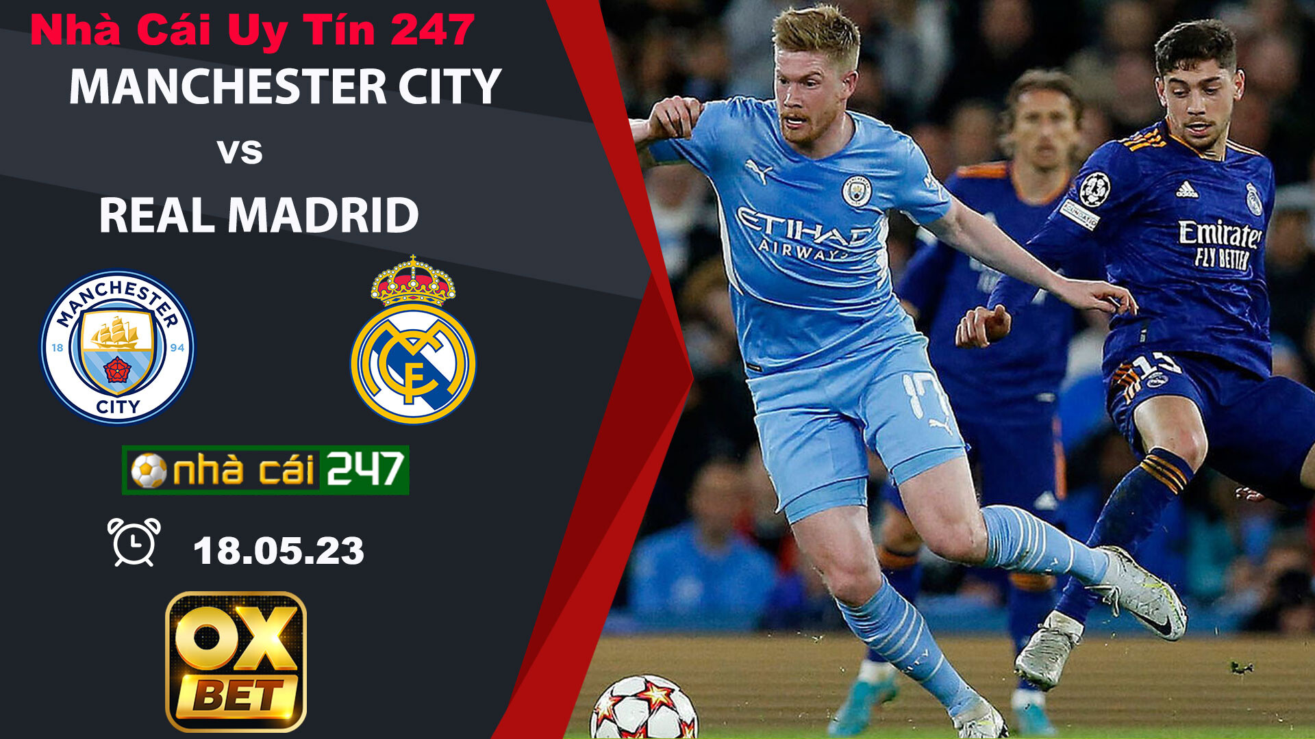 Kèo nhà cái Manchester City vs Real Madrid – 2h00 ngày 18/05/2023